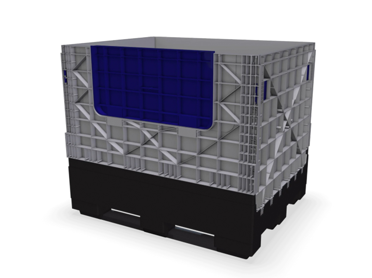 Budget Model Collapsible <br> Plastic Box Pallet