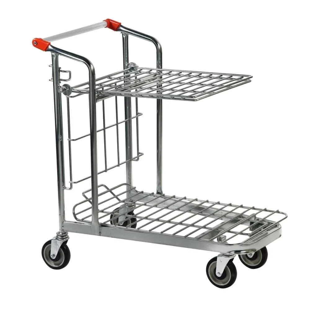 Nestable Stock Trolley - Folding Shelf
