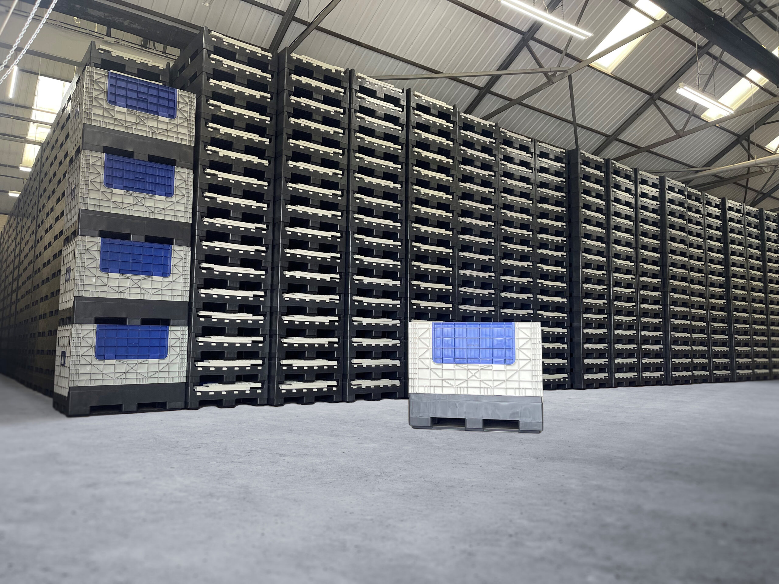 The Environmental Benefits of Palletower’s Shift to UK Production of Collapsible Plastic Box Pallets