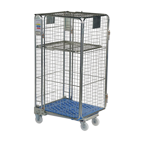 Full Security Roll Pallet- Mesh Infill Plastic Base