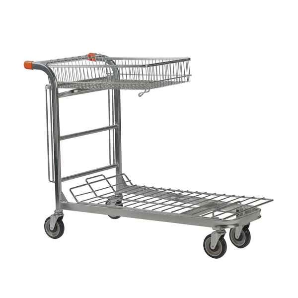 Nestable Stock Trolley - Folding Basket