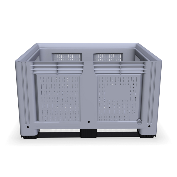 Rigid Plastic Box Pallet with Vented sides