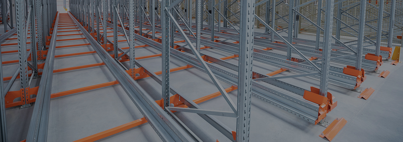 Warehouse image with new racking installed