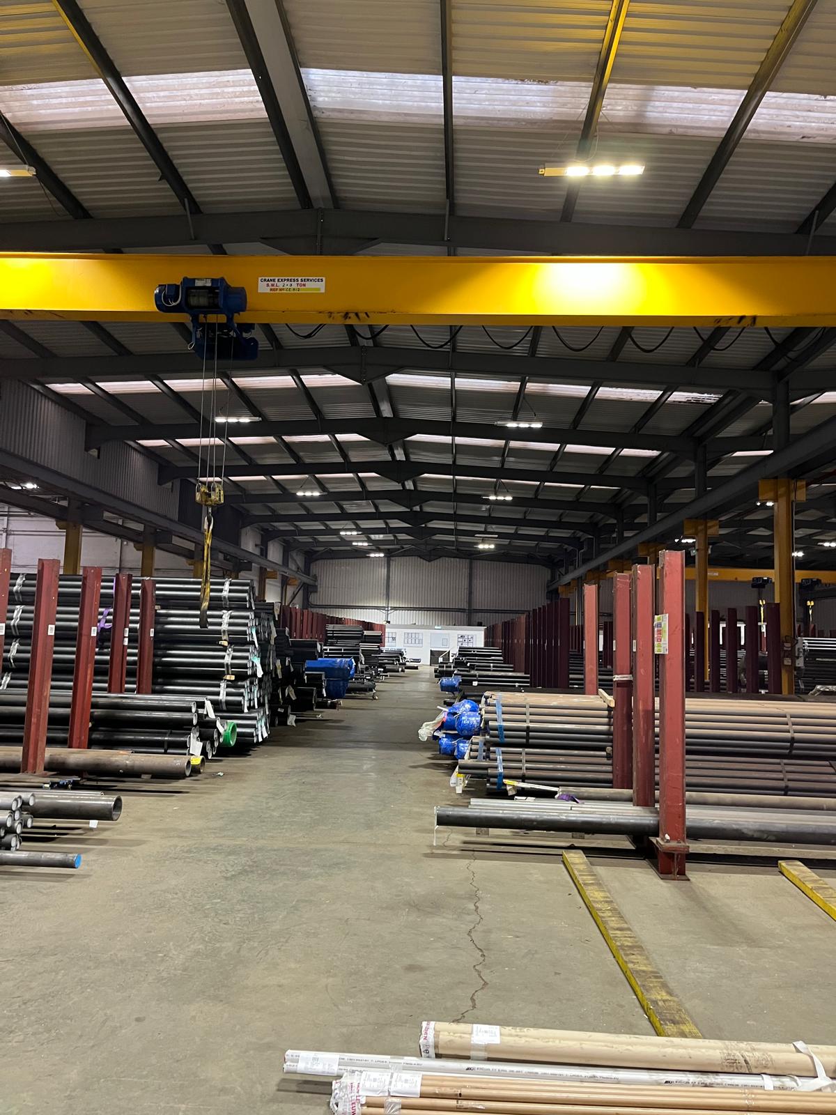 Cantilever Racking and Guide Rail Installation